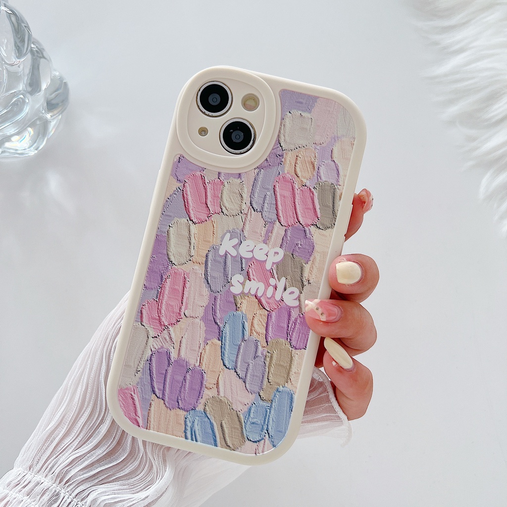 Ốp lưng Samsung S23 Ultra S22 Ultra S21 Ultra S20 Ultra S23 Plus S21 Plus S20 Plus S21 Fe S20 Fe A30 A20 A31 A70 M31 M23 Retro Graffiti Oil Painting Love soft phone case