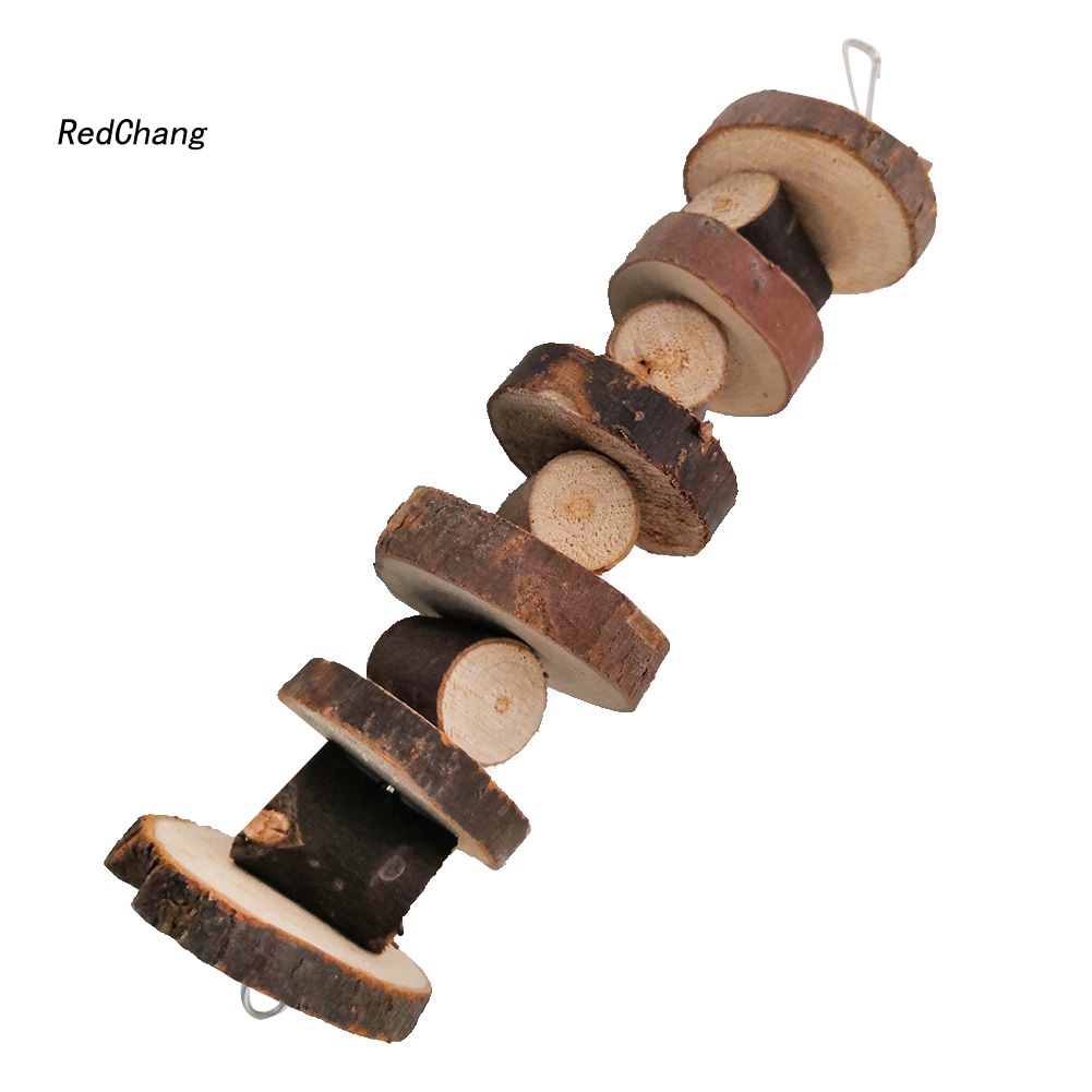 Đồ Chơi Nhai Gặm Bằng Gỗ Treo Lồng Chim Vẹt / Chuột Hamster