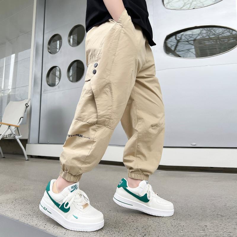 Quần Dài Thể Thao Rộng Rãi Phong Cách Hàn Quốc Mới 2023 Dành Cho Bé Trai