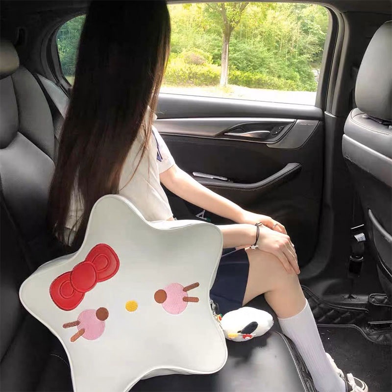 Ba Lô Da pu Hình hello kitty / Cầu Vồng / Ngôi Sao Dễ Thương Kiểu Nhật Bản