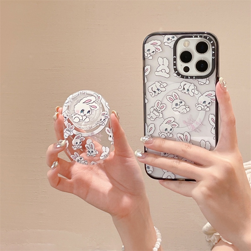 SAMSUNG Ốp Điện Thoại Có Giá Đỡ Hình Thỏ Cho iPhone 14 13 12 Pro Max Plus Huawei