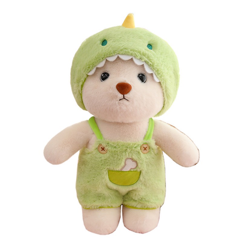 Gấu Bông Lena Teddy Đội Mũ Mặc Áo Xinh Xắn Nhiều Màu Sắc - THINGKIDS