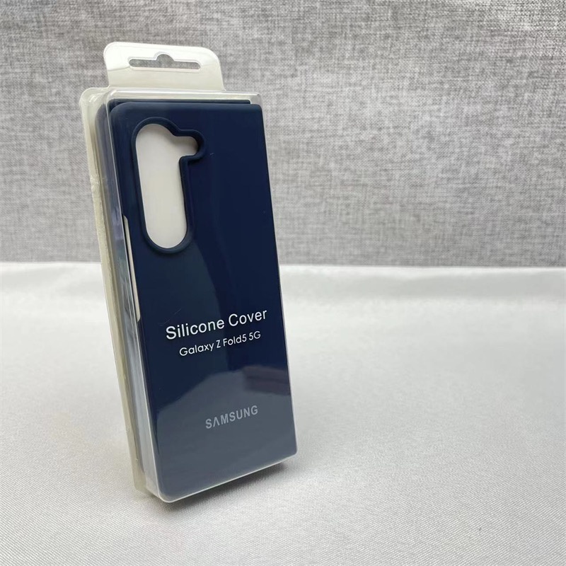 Ốp Điện Thoại Silicon Dẻo Siêu Mỏng Màu Trơn Gập 4 Chính Hãng Cho Samsung Galaxy Z Fold 3 4 5 5G Fold3 Fold4 Fold5