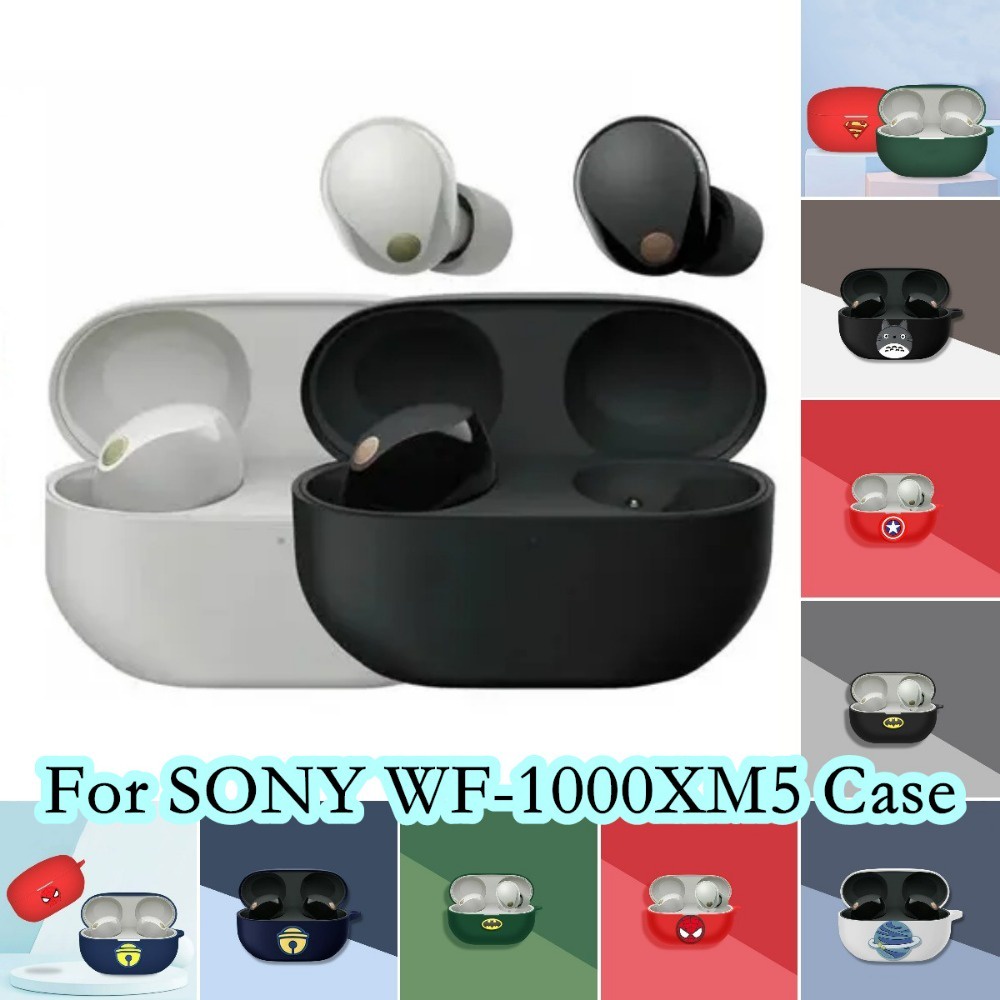 Hàng Có Sẵn! Hàng Có Sẵn! Vỏ Bảo Vệ Hộp Sạc Tai Nghe SONY WF-1000XM5 SONY WF-1000XM5 Họa Tiết Hoạt Hình Đơn Giản Sáng Tạo