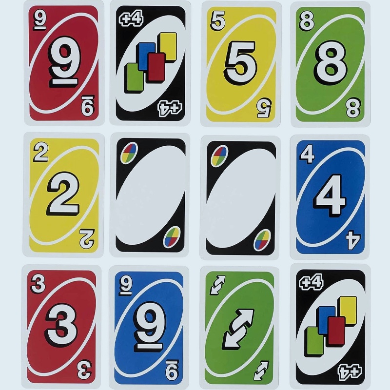 ​Giant UNO Card Game for Kids, Adults & Family Night, Oversized Cards & Customizable Wild Cards for 2-10 Players