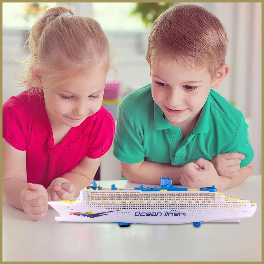 Đồ Chơi Tàu Thuyền Du Lịch Có Đèn LED Và Âm Thanh Vui Nhộn paca3vn