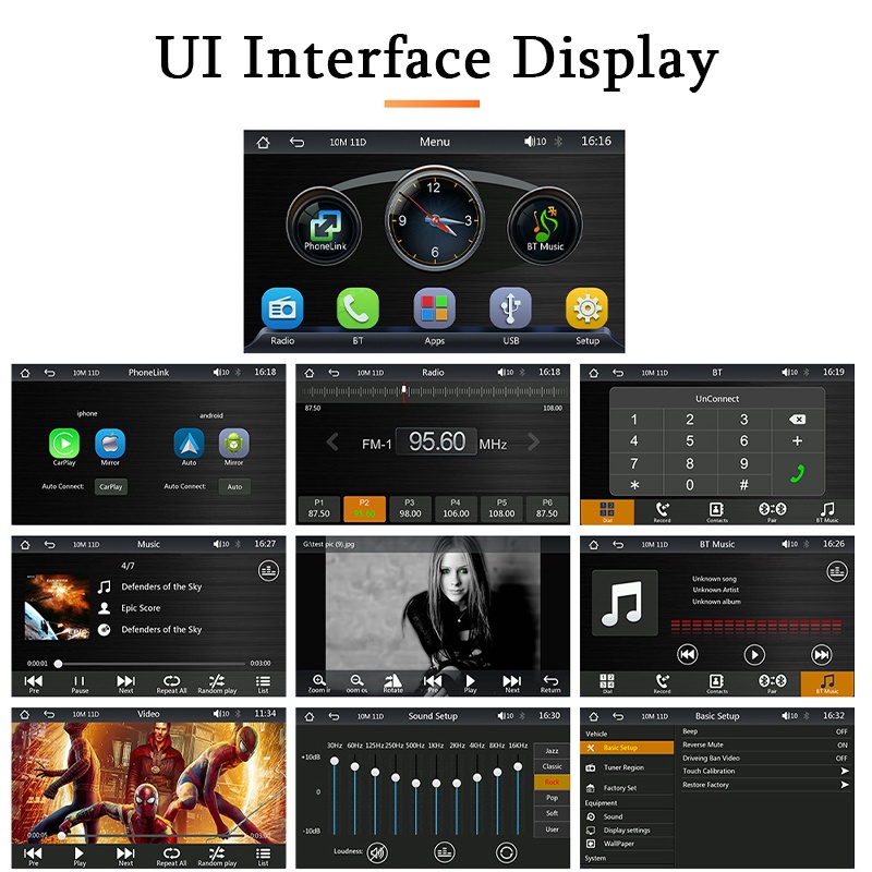 Máy Nghe Nhạc Đa Phương Tiện Android Màn Hình Cảm Ứng 7inch Kèm Điều Khiển Từ Xa Cho Xe HơiJD CO TH