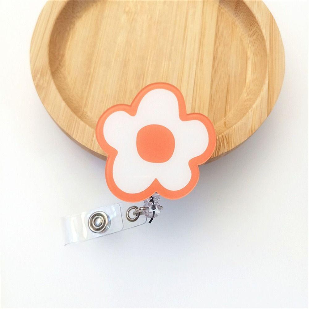 Lanfy Bảng Tên Y Tá Hình Hoa Có Thể Thu Vào Dễ Dàng Có Khóa Kéo Cho Học Sinh / Bác Sĩ kawaii