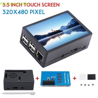 Kamembbn 3.5 "320 * 480 tft màn hình cảm ứng lcd case cho raspberry pi a b a + 2b 3b 3b + vn