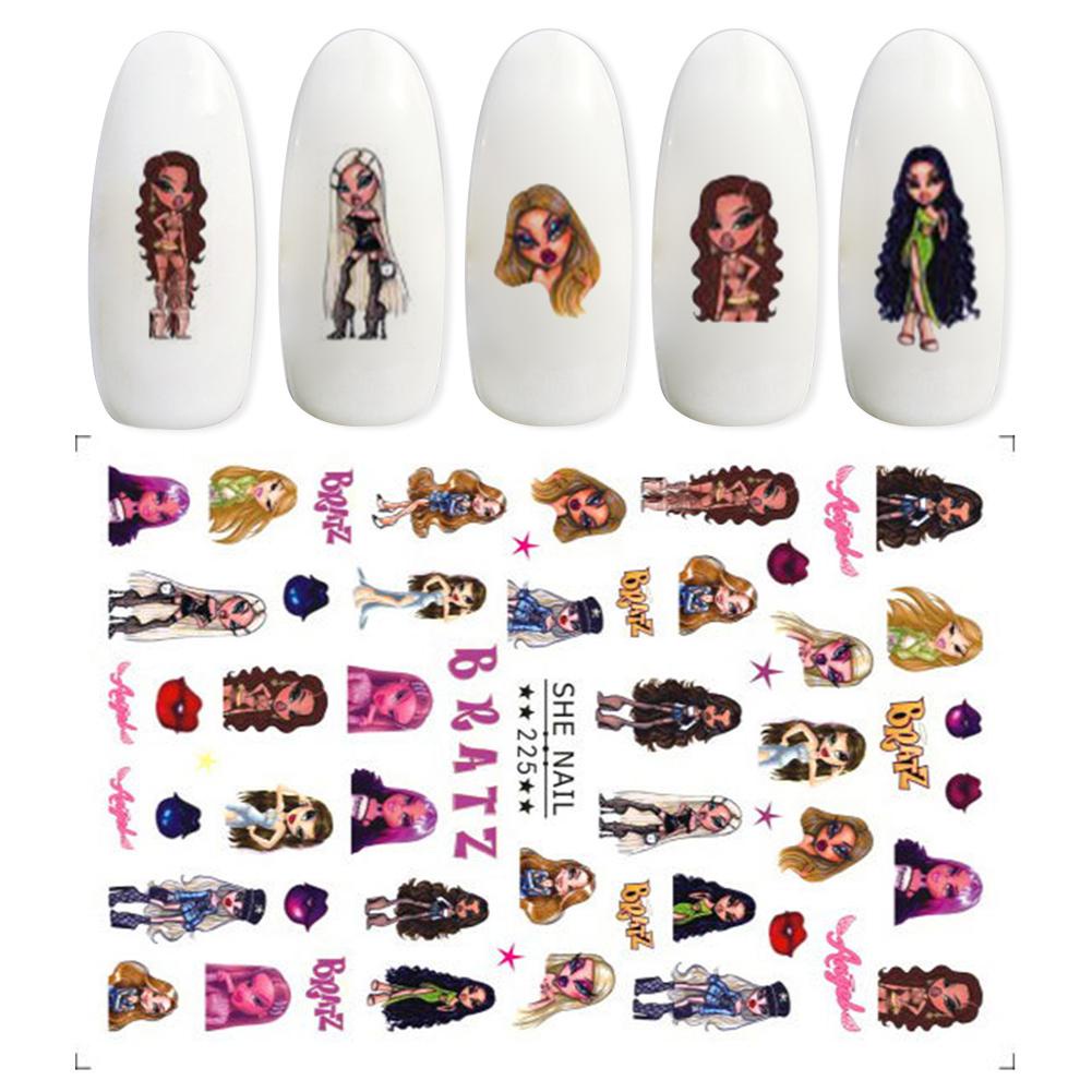 2023 phim hoạt hình mới barbie nail sticker nail sticker r8l6