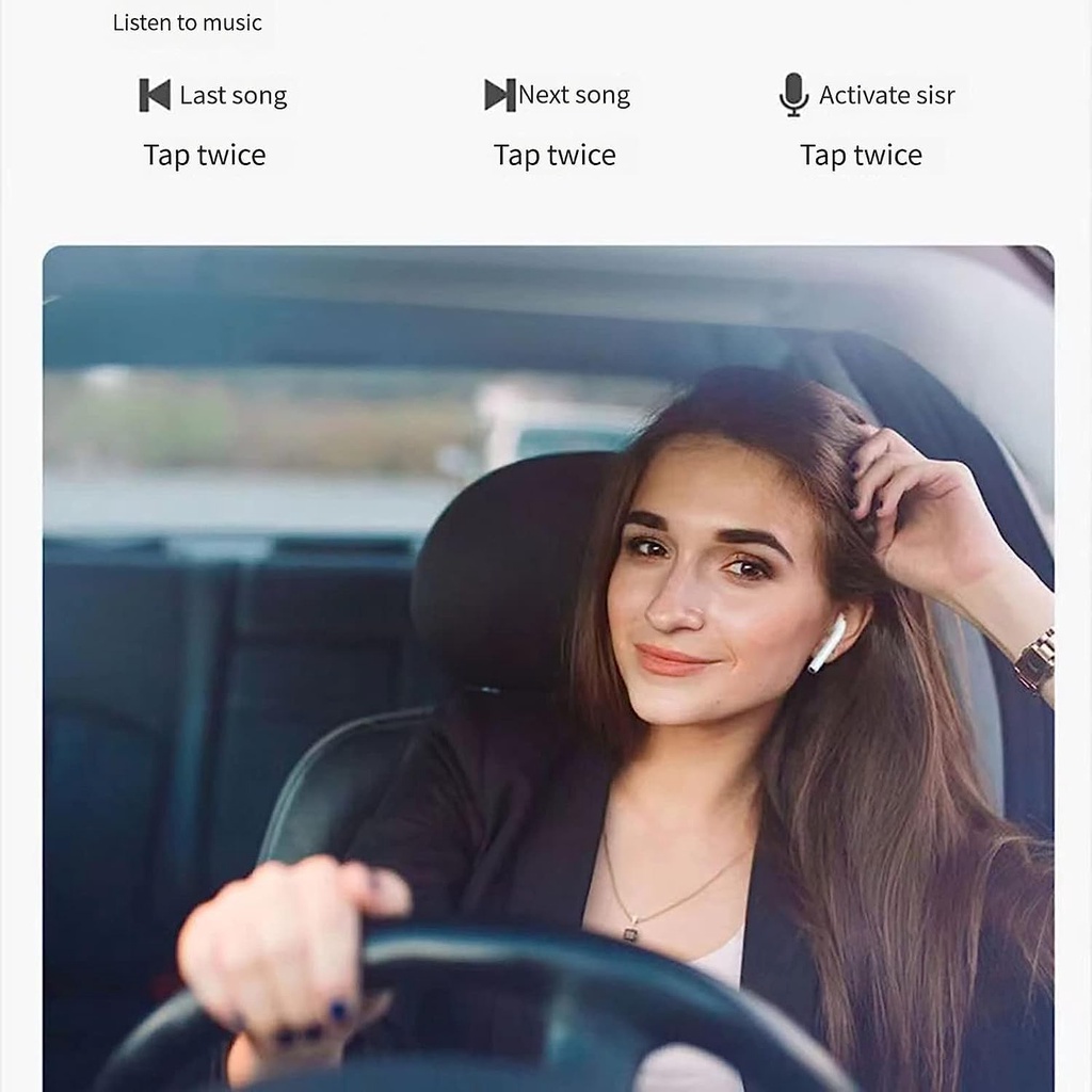 Tai Nghe Bluetooth 5.3 Không Dây Âm Thanh Nổi 3D Chống Nước IPX7 Cho iPhone / Samsung / Google / Android