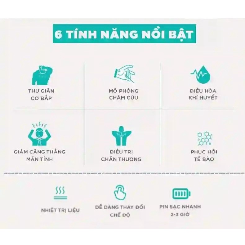 Máy massage cổ Jeeback K1 massage xung điện giúp thư giãn cơ sâu, pin sạc siêu bền bỉ - Minh Tín Shop