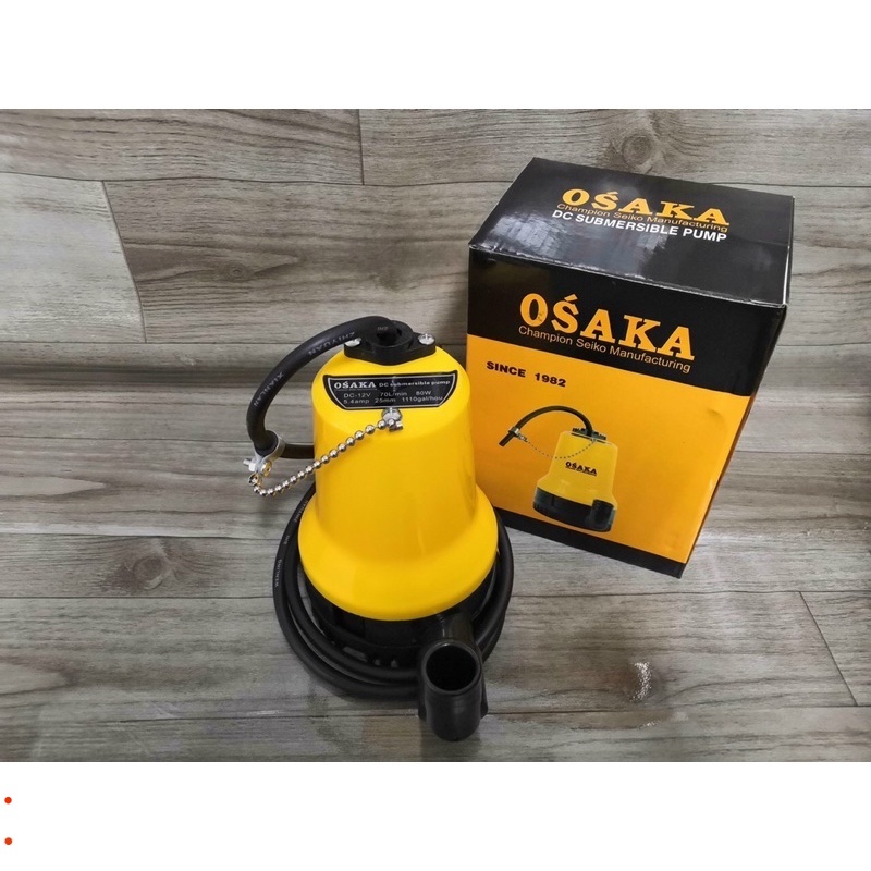 Máy Bơm Chìm OSAKA/ 12V-80w hút nước vvv CHÍNH HÃNG OSAKA .DL