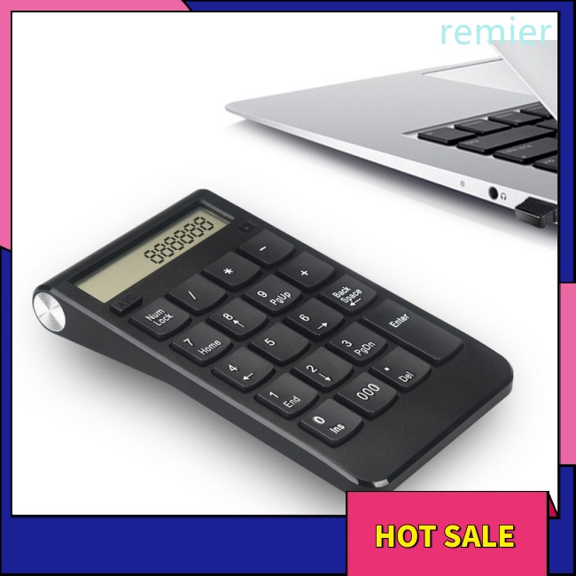 Re portable 2.4g bàn phím kỹ thuật số không dây usb number pad 20 phím bàn phím số nhỏ cho máy tính xách tay pc máy tính xách tay