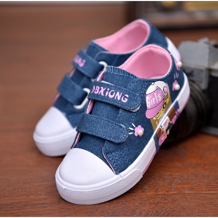 🔥Hot Sale🔥CUTE Giày vải dễ thương mới cho trẻ em học sinh thời trang giày thể thao cho trẻ em gái