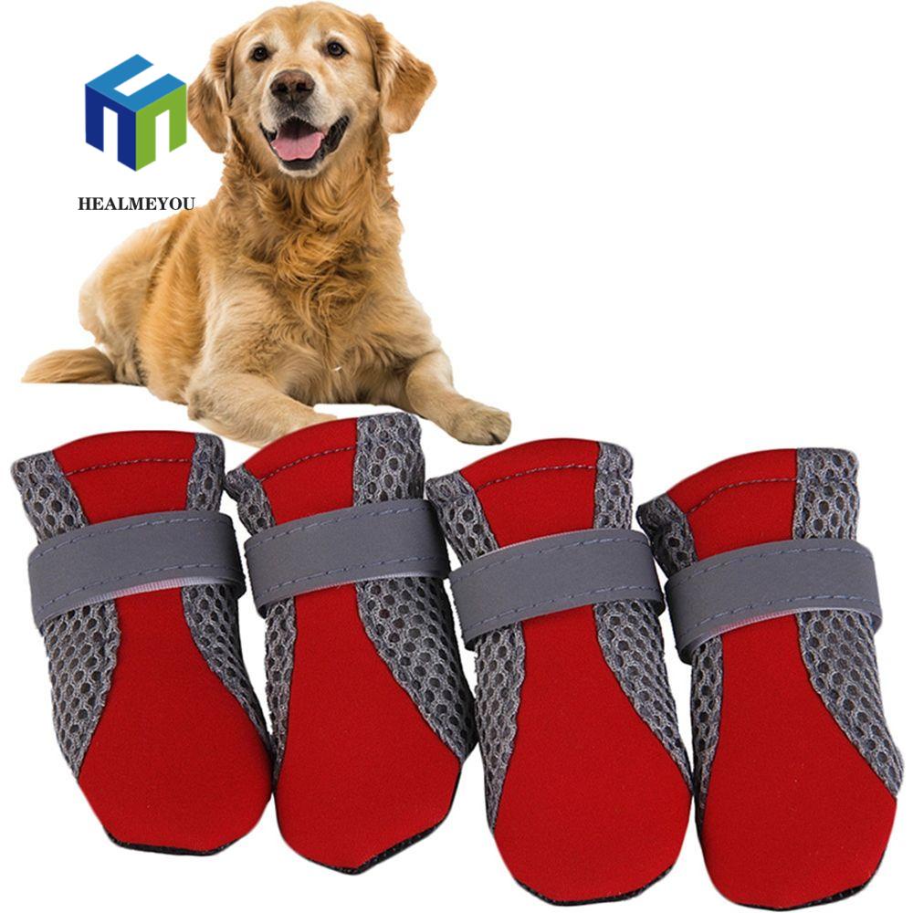 HEALMEYOU Giày Bốt Đi Mưa Cỡ Nhỏ Bảo Vệ Chân Chó Poodle Yorkshire Có Thể Giặt Được