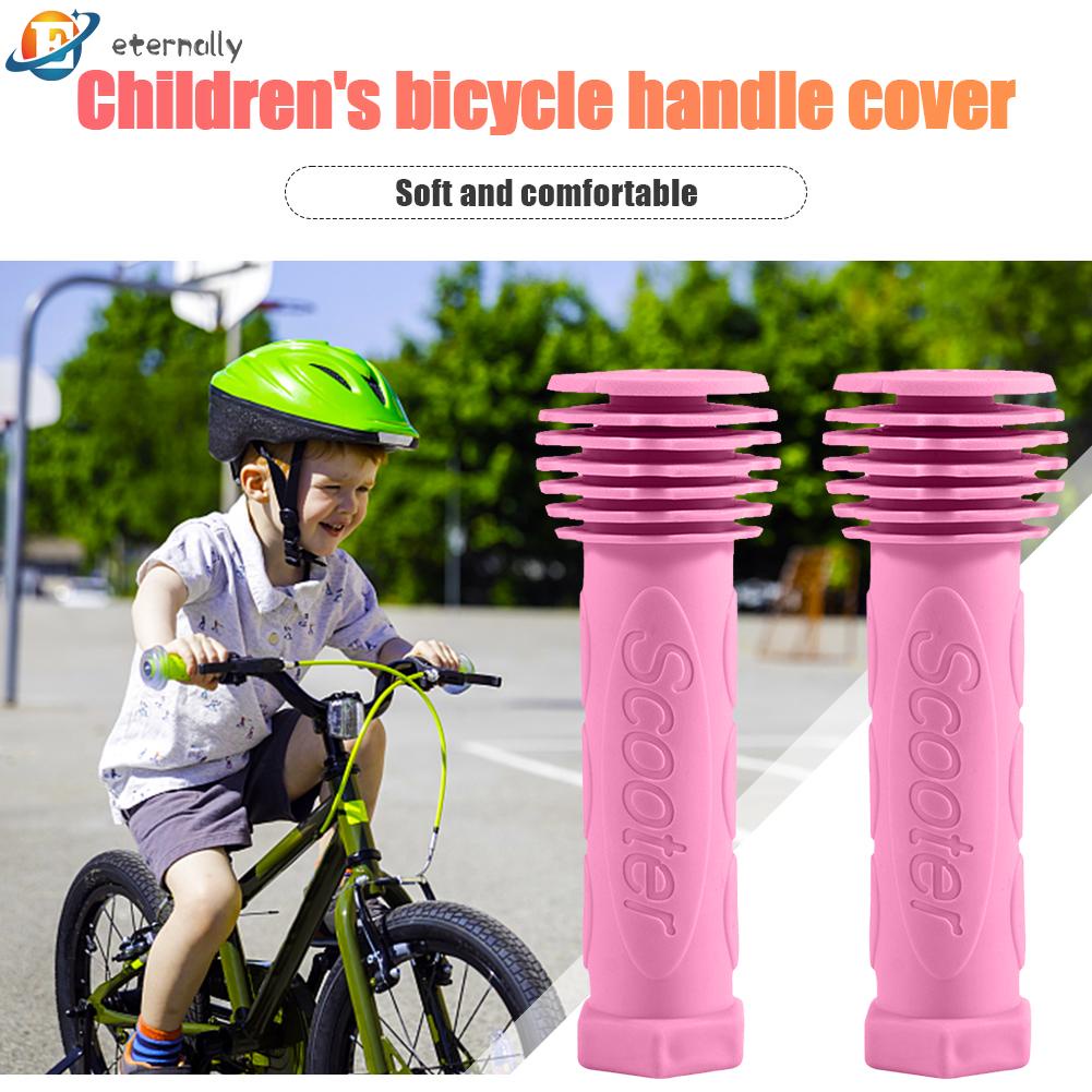 1 Cặp Vỏ Bọc Tay Cầm Xe Đạp / Ván Trượt Ba Bánh Mềm Mại Dành Cho Trẻ Em