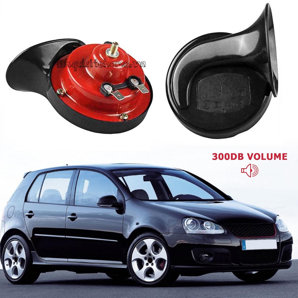 Còi điện tử loa cảnh báo âm thanh bass 120db cho xe tải ô tô xe máy