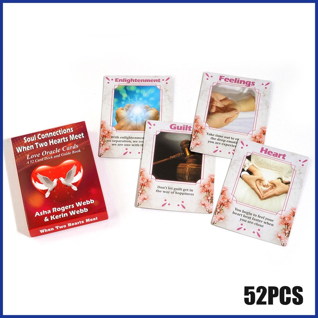 Bộ 52 Thẻ Bài Trò Chơi LOVE Oracle Vui Nhộn Cho Cặp Đôi