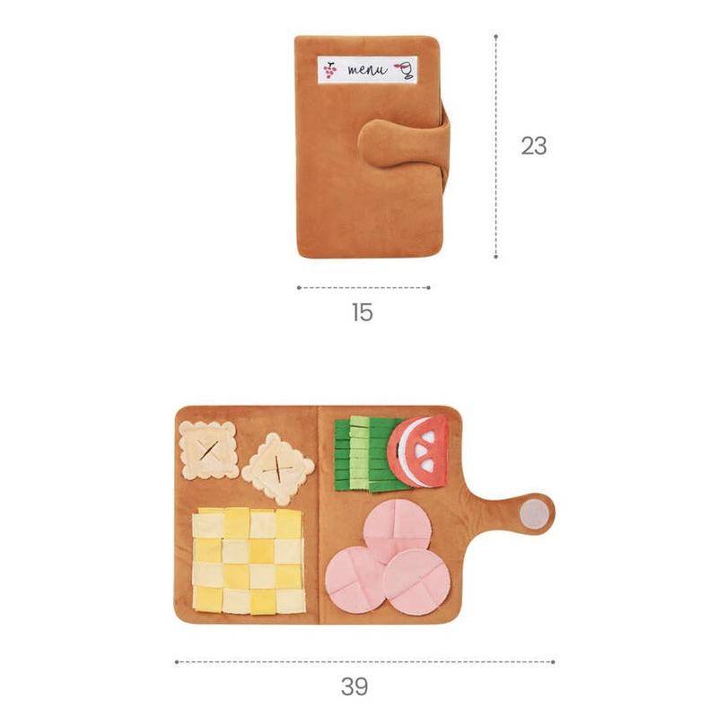 Đồ Chơi Nhồi Bông Hình Bình Nước menu Dễ Thương Có Mùi Thức Ăn Ẩn Cho Cún Cưng