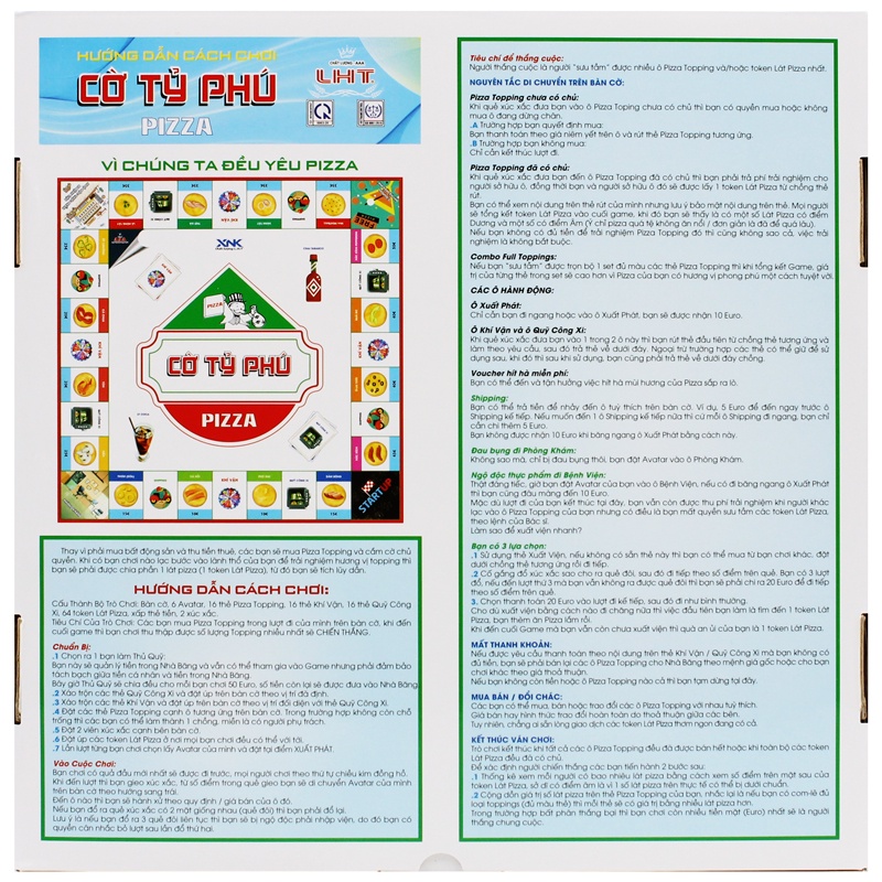 Cờ Tỷ Phú Pizza - Fahasa