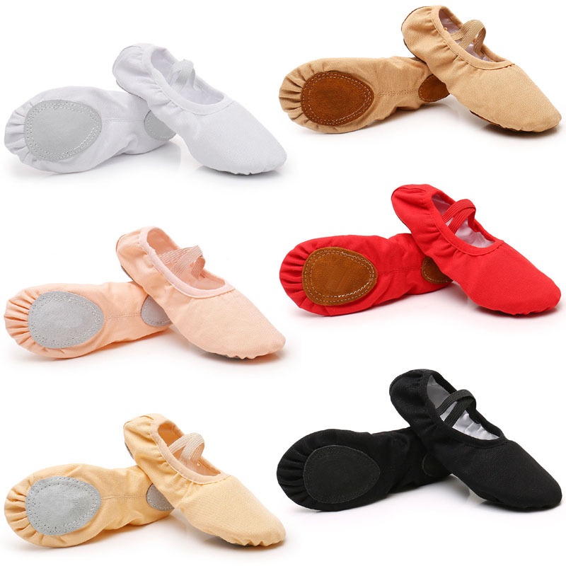 Bán Sỉ Giày Múa Ba Lê Đế Mềm Hình Móng Mèo Dành Cho Bé Gái Và Người Lớn Tập yoga Nhảy Múa Ba Lê