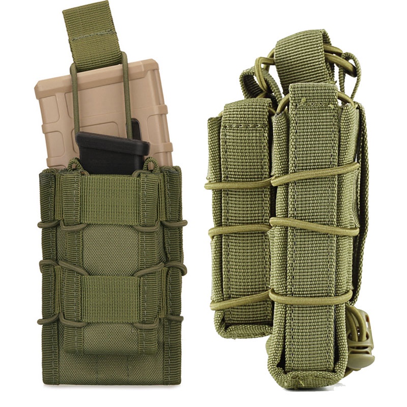 Luc duplex bộ phụ kiện molle vest đa chức năng edc toolkit 5.56 túi đi lại cho g17 / g19 / m4 / m14 / m16 ar-15 edc toolkit túi phụ kiện molle đa chức năng