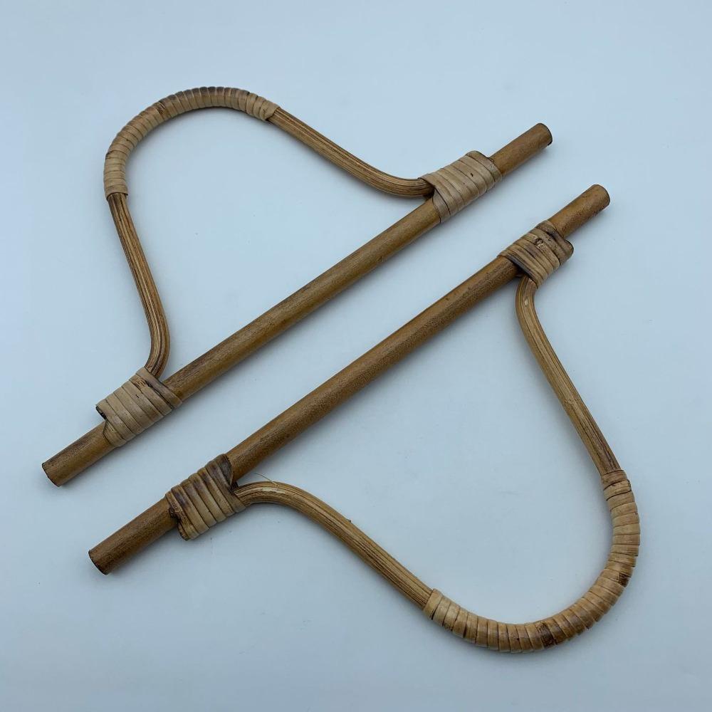 Tay Cầm Túi Trà Bằng Gỗ Tre Hình Chữ d Thời Trang