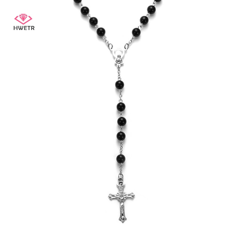 Hwetr 2020 thời trang mới handmade công giáo mân côi chữ thập tôn giáo mặt dây chuyền vòng cổ mới