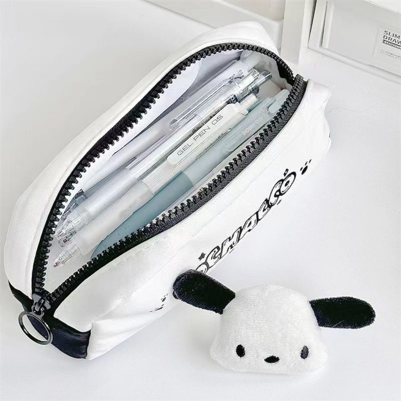 Pochacco Đựng Kawaii Dây Kéo Sang Trọng Công Suất Lớn Văn Phòng Học Sinh Túi Đựng Bút Anime Đồ Dùng Trang Điểm Văn Phòng Phẩm Tổ Chức Truing1