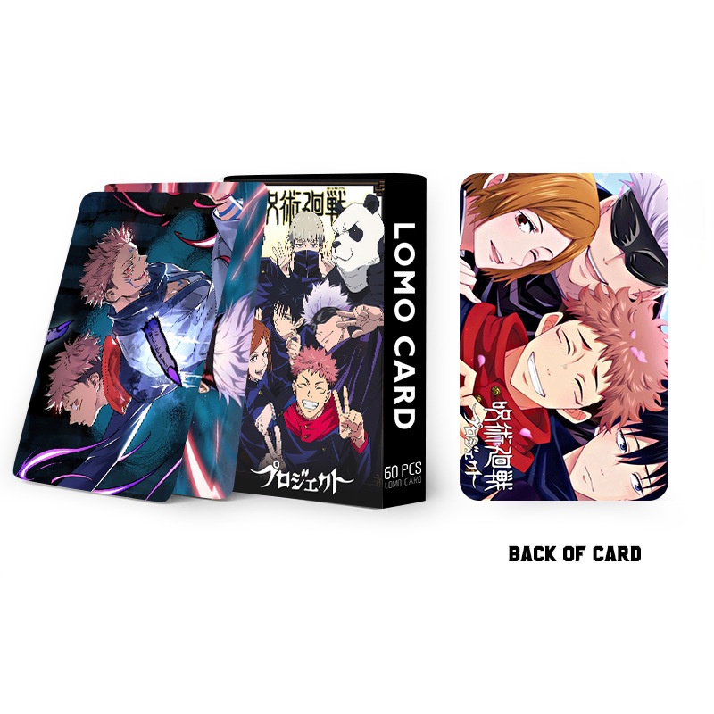 Jujutsu Kaisen Photocard Double Sided Itadori Yuji Satoru Gojo Lomo Card