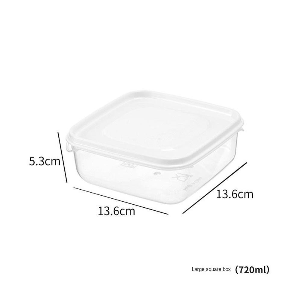 UUMIR Hộp bảo quản tủ lạnh, hộp bảo quản bằng nhựa kín cấp thực phẩm, hộp bảo quản lạnh vuông chịu nhiệt-chống nhiệt hộp niêm phong thực phẩm tủ lạnh