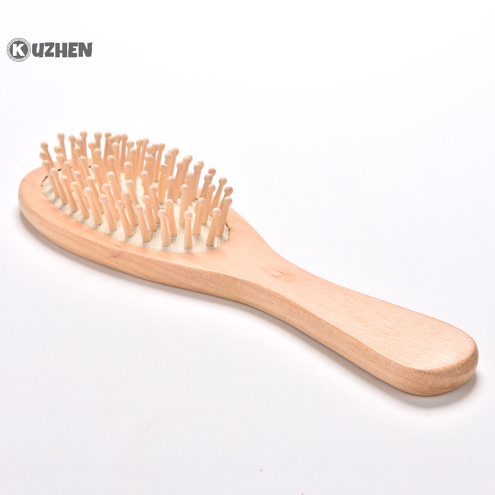 Kuzhen paddle chăm sóc tóc bàn chải massage lược da đầu giải tỏa căng thẳng eco beauty tool hot