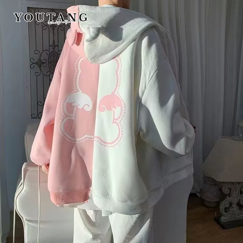 Áo hoodie nam YOUTANG dài tay màu trơn hợp thời trang thời trang mùa thu cho giới trẻ