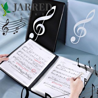 Jarred music score coil folder multi-layer 40 trang thư mục giấy a4 nhạc sĩ văn phòng phẩm nghệ sĩ piano tổ chức lưu trữ tài liệu