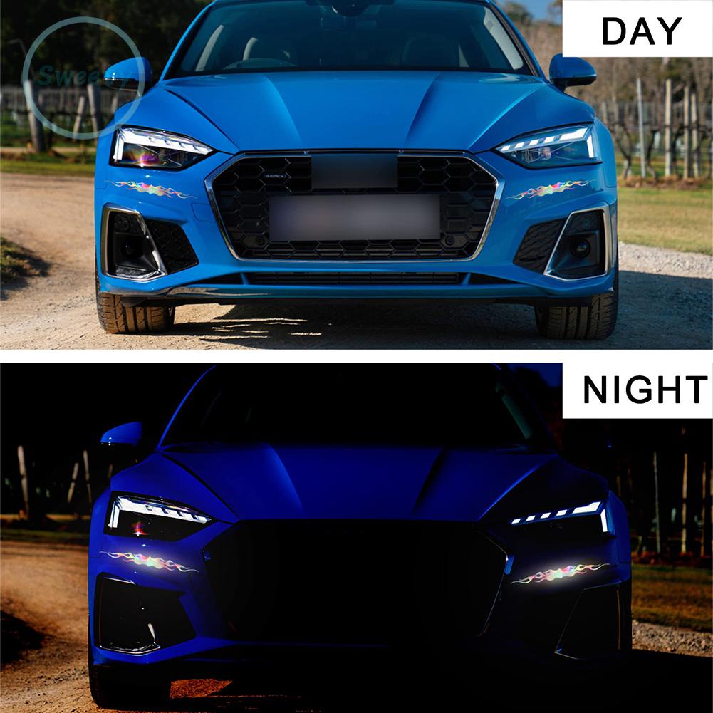 Dán xe 4 cái 5.9 \\\\'\\\\' ngọn lửa cho xe đua máy tính xách tay decal ván trượt