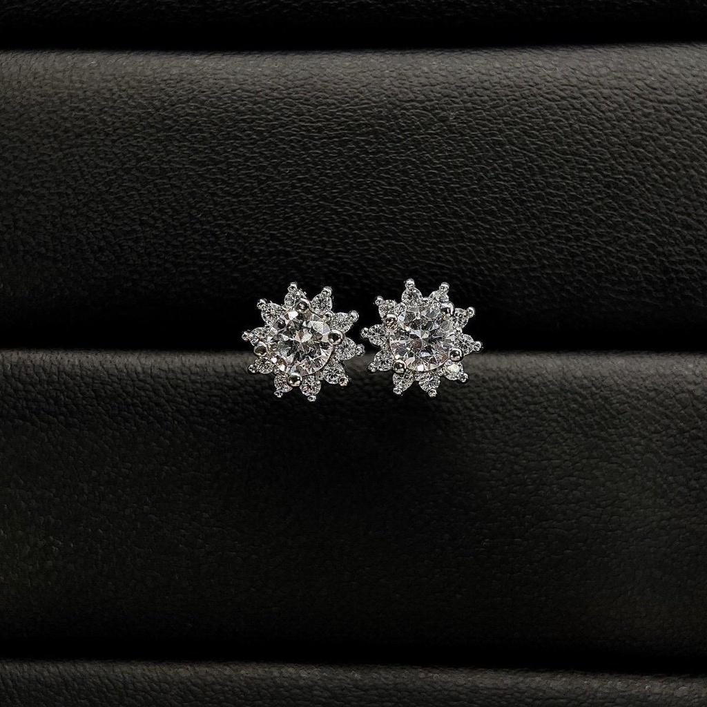 Bông tai nụ hoa đ.á 7mm