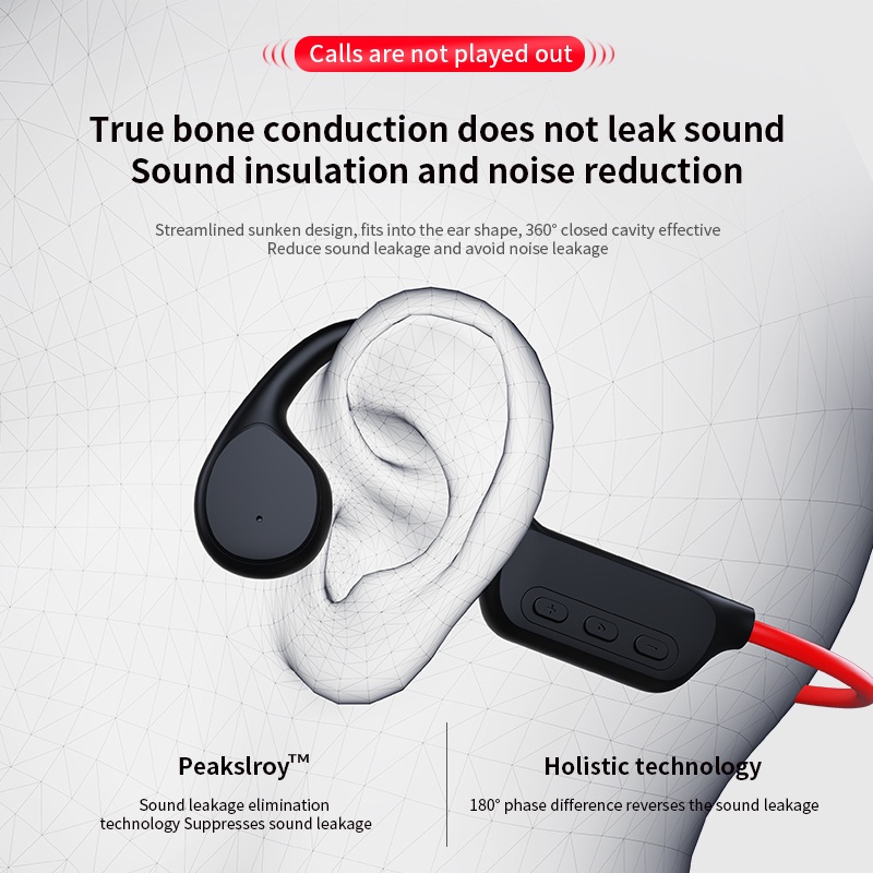 SPRISE X7 Tai nghe Bluetooth bơi dẫn truyền xương với khả năng chống nước sâu MP3 IPX8 | BigBuy360 - bigbuy360.vn