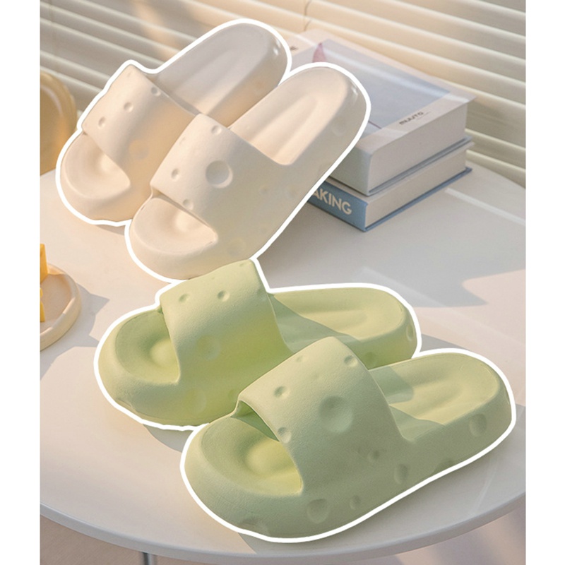 Sandals Hàn Quốc Dép bánh mì nữ sandal Đáy dày chống trượt chống nước Phim hoạt hình dễ thương