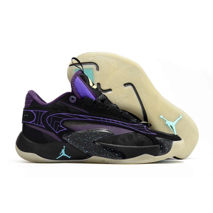 2023new n-i-k-e air jordan doncic luka 2 black purple men's running shoes giày bóng rổ