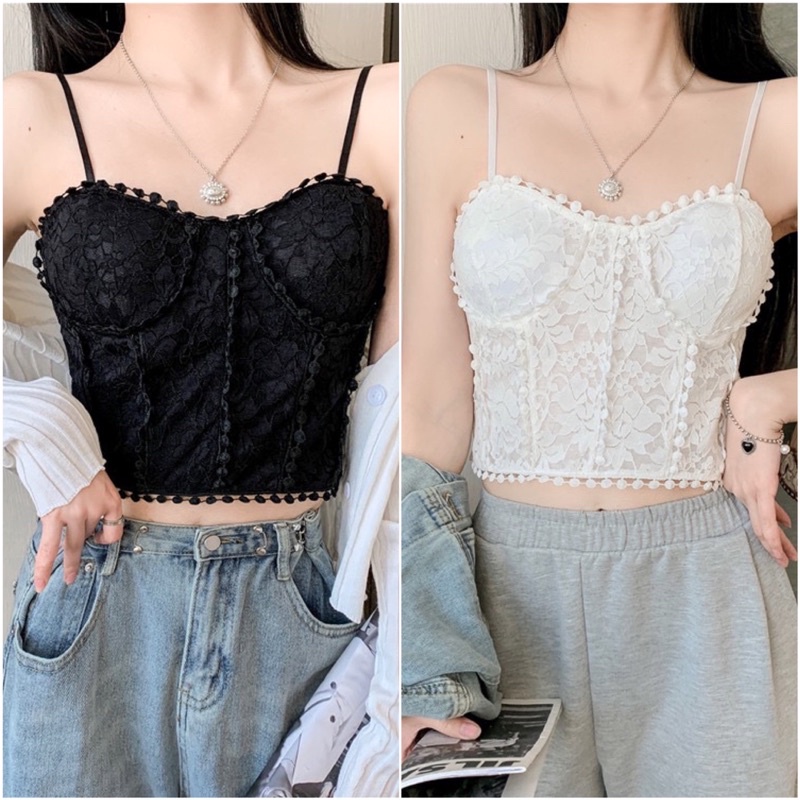 Áo Bra Ren Mềm Sang Chảnh Cao Cấp Có Đệm Ngực Tháo Rời 1873 kho sỉ Nguyễn Thuỷ