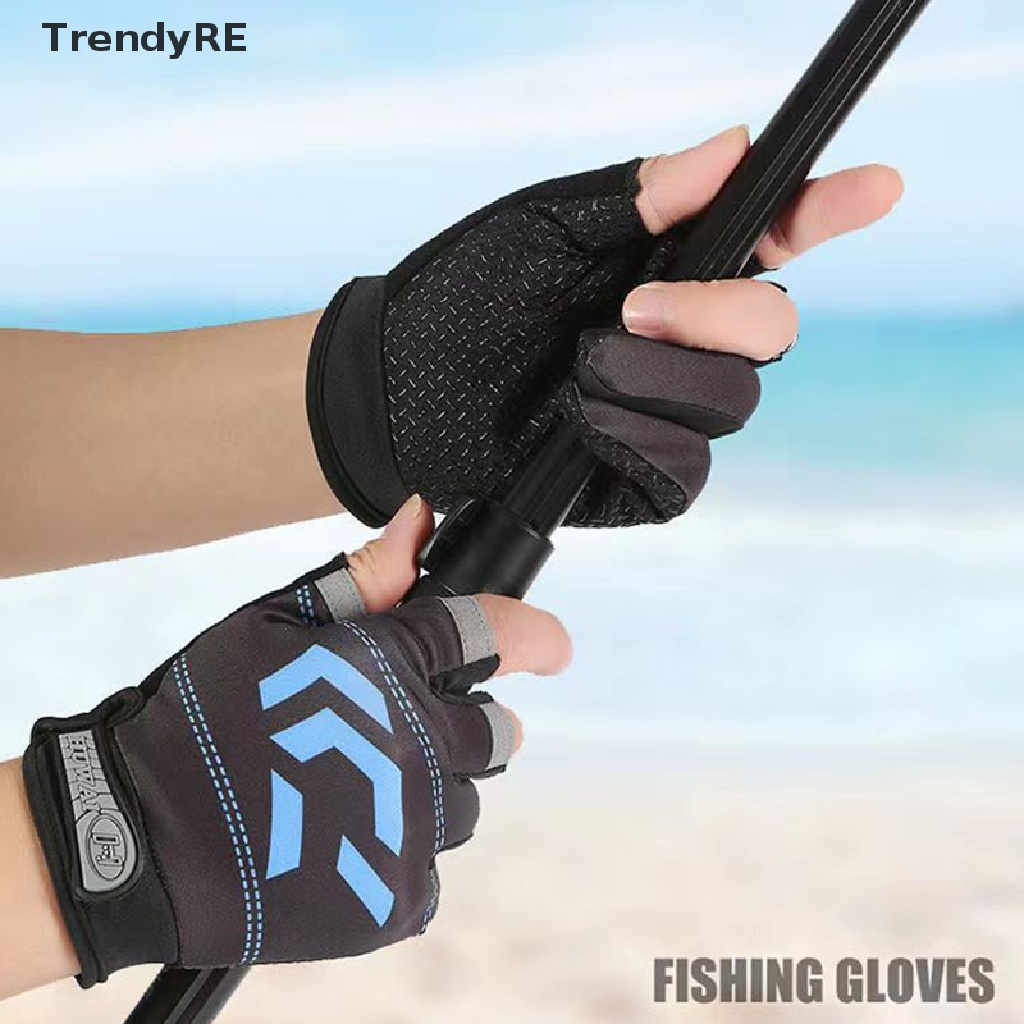 Găng Tay Hở Ngón Chống Trượt Thoáng Khí Cho Nam