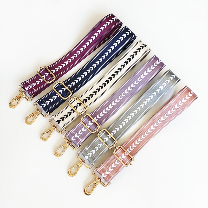 Dây Đeo Chéo Vai 3.8cm Thay Thế Bằng Vải Bạt Nylon Dây Đeo Bản Rộng Có Thể Điều Chỉnh Cho Túi Xách Nữ