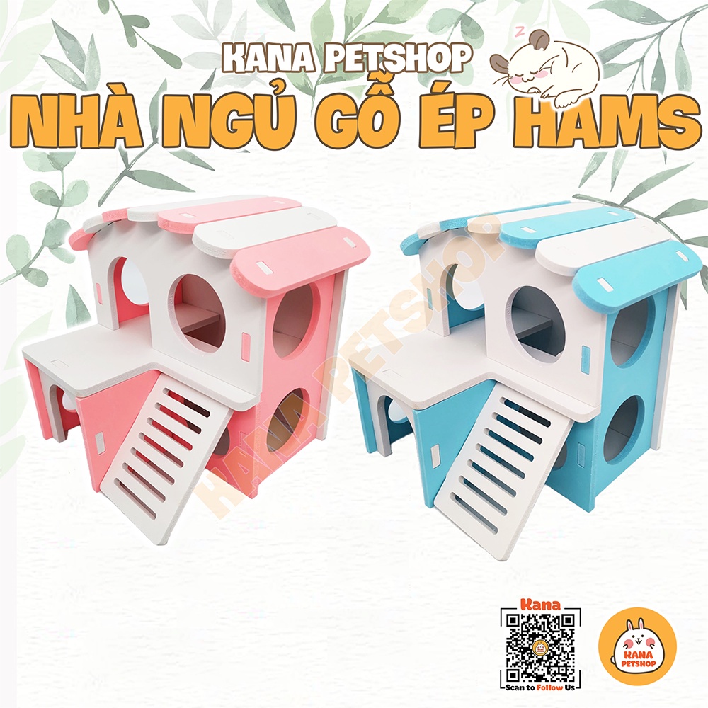 Bộ Đồ Chơi Gỗ Cho Hamster FREESHIP  Set Nhà Gỗ Vui Chơi Cho Chuột Hamster