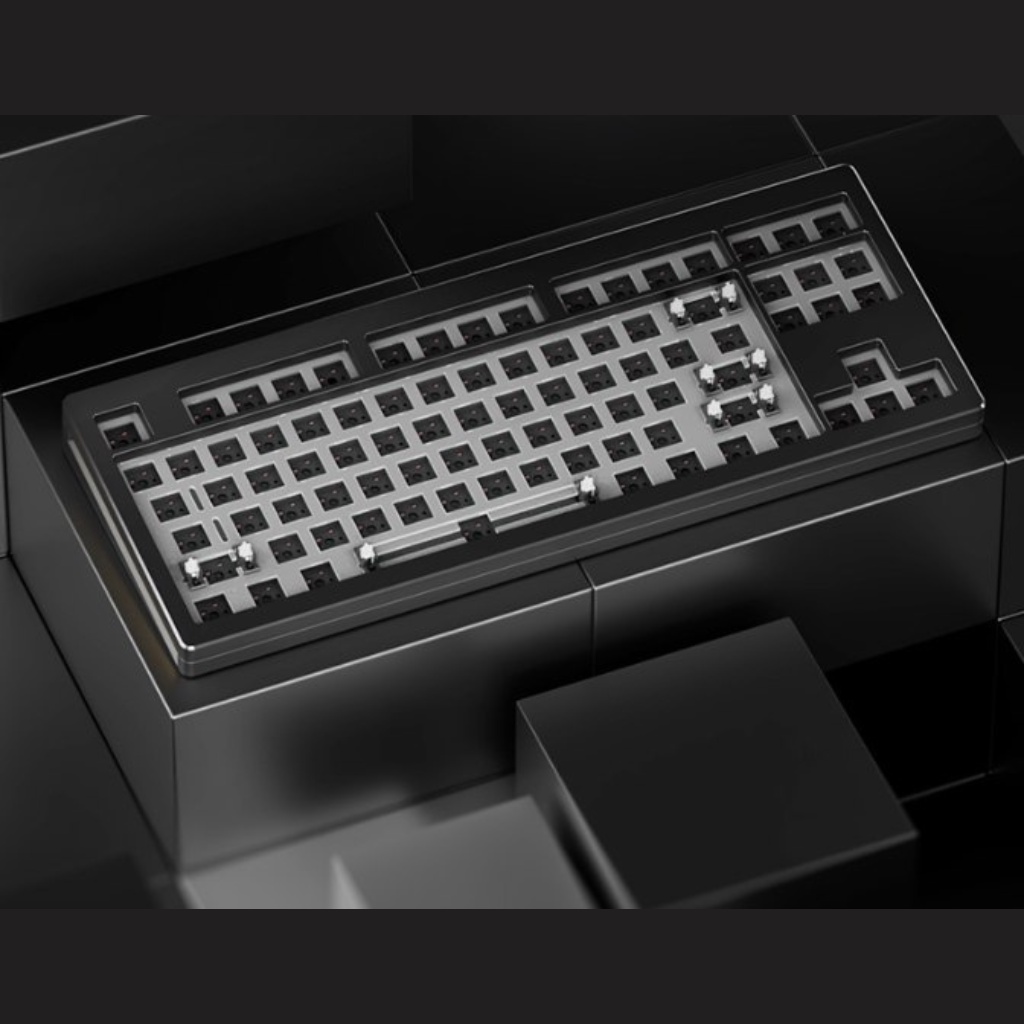 Bàn phím cơ custom Monsgeek M3 nhôm CNC mạch xuôi gasket mount full foam