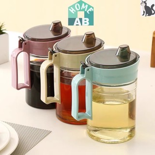 Bình thuỷ tinh đựng rót dầu ăn 550ml, lọ đựng gia vị, dầu giấm thuỷ tinh dày dặn tiện lợi cho nhà bếp