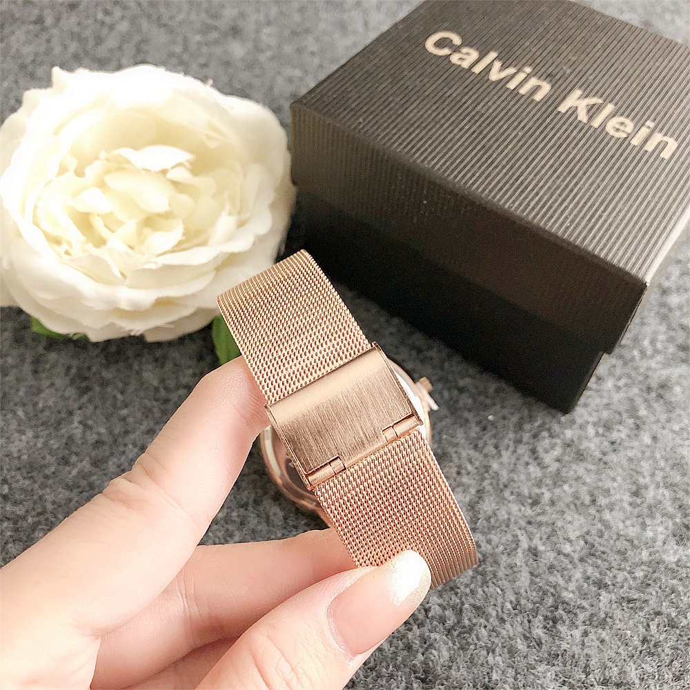 Đồng Hồ Đeo Tay CK 40mm Trọng Lượng Nhẹ Và Sành Điệu Không Có Tay Giây Cá Tính Cho Cặp Đôi