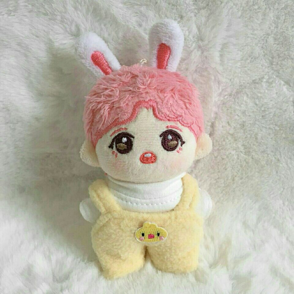 Hàng Có Sẵn Bộ Quần Áo Trẻ Em Màu Trơn Hoạt Hình Dễ Thương 10cm Không Có Búp Bê