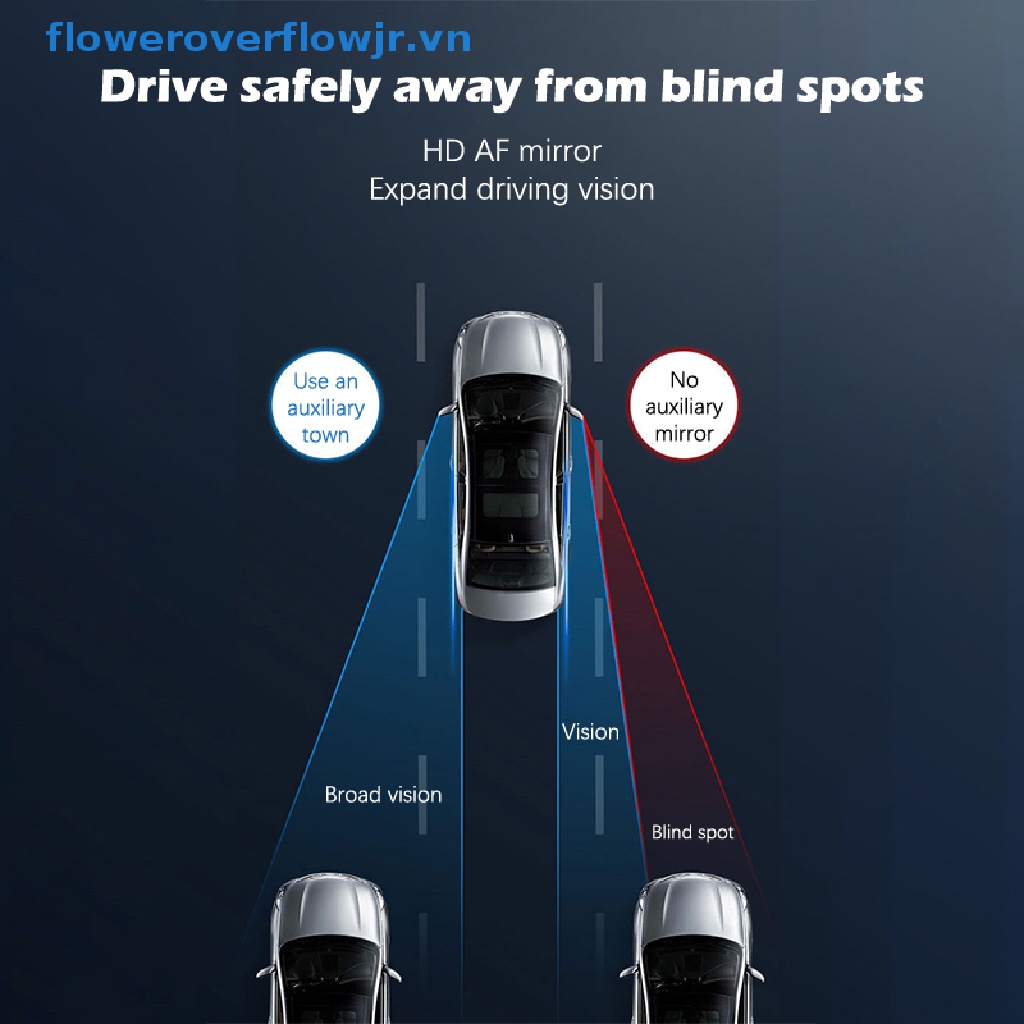 1 Cặp Gương Chiếu Hậu Xoay 360 Độ Có Giác Hút Chuyên Dụng Cho Xe Hơi