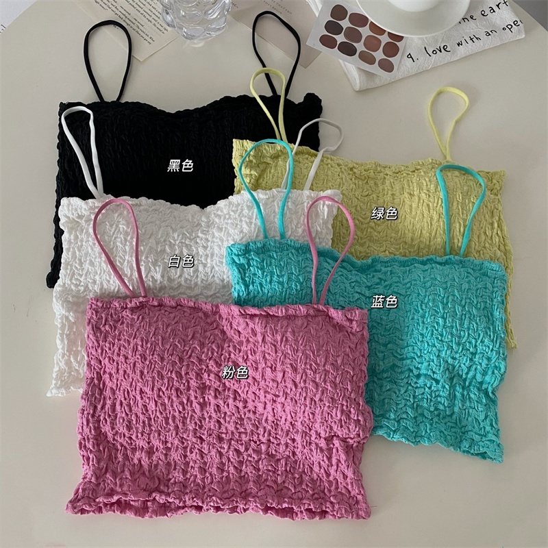 Áo Ống Màu Trơn Có Mút Đệm Ngực Thoáng Khí Gợi Cảm NRVP 2023